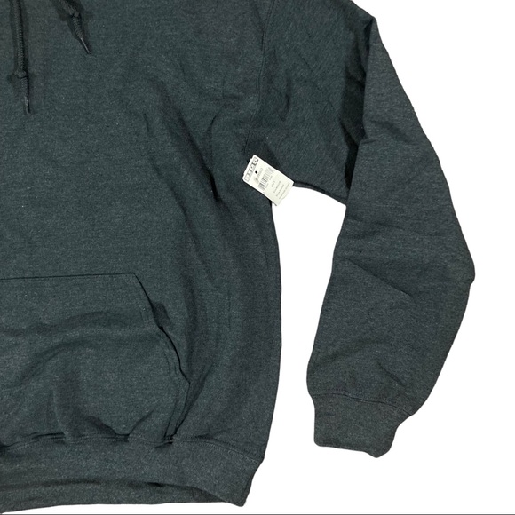 Mens hoodie big 5 new with tags size medium 1 pocket gray long sleeve SKU 173 - Picture 2 of 11